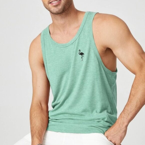 Mint Green Mens Tank Top - Picture 1 of 5